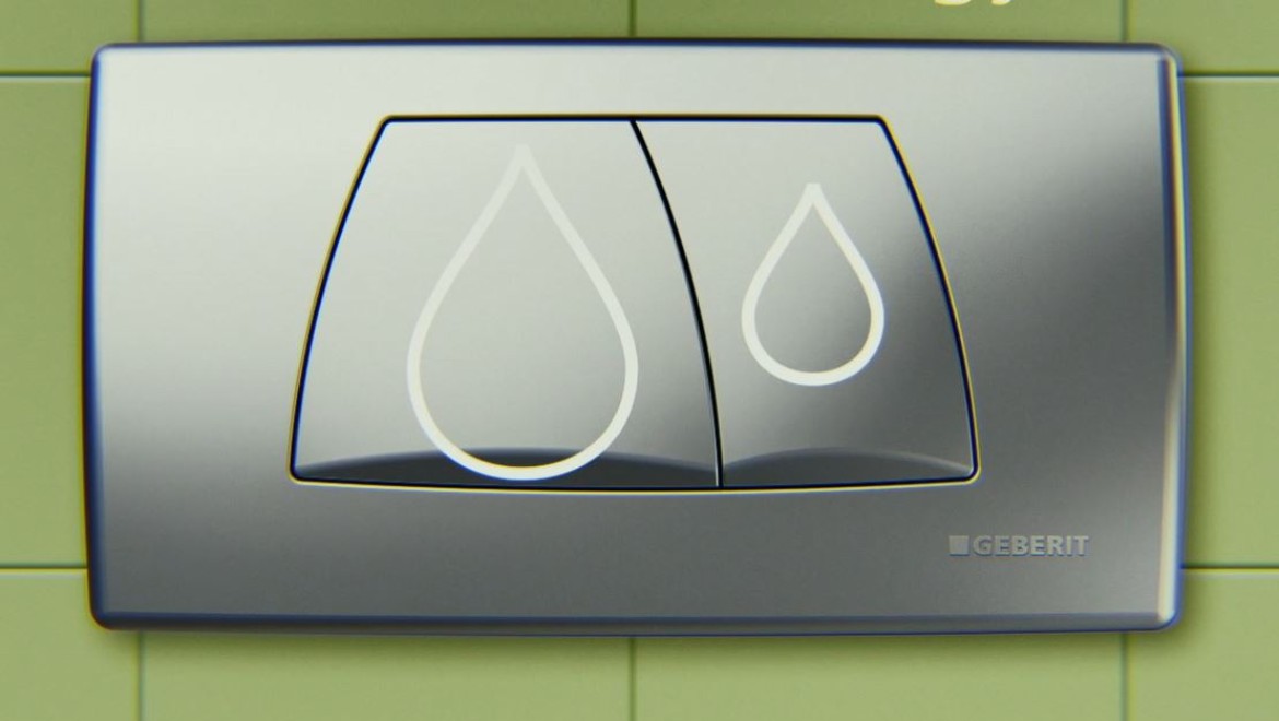טכנולוגיית הדחה הכפולה של Geberit