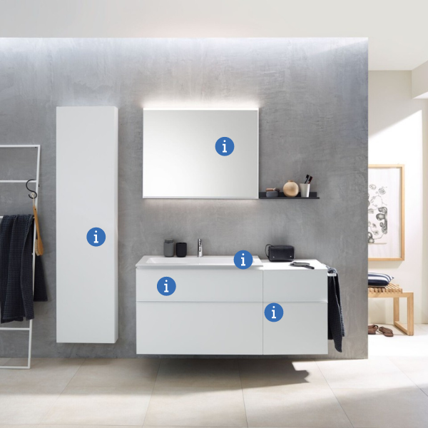 פתרונות כיורי הרחצה של גבריט